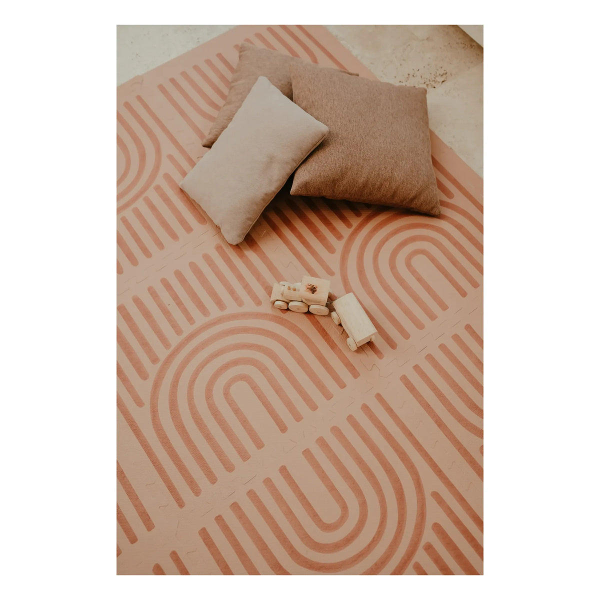 Toddlekind - Alfombra de juegos modular lineal | Camel
