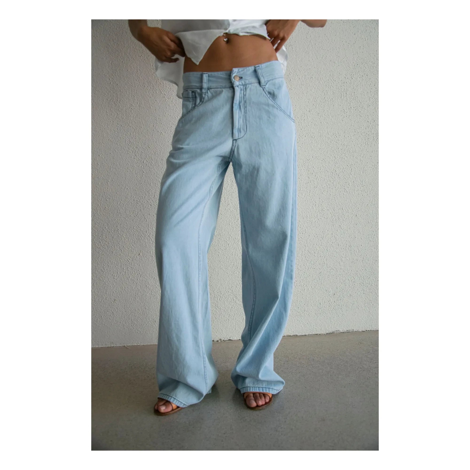 THEAVANT - Zeynep Pantalón Ancho | Azul
