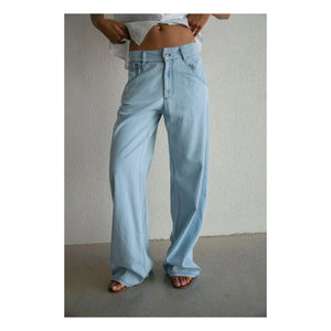 THEAVANT - Zeynep Pantalón Ancho | Azul
