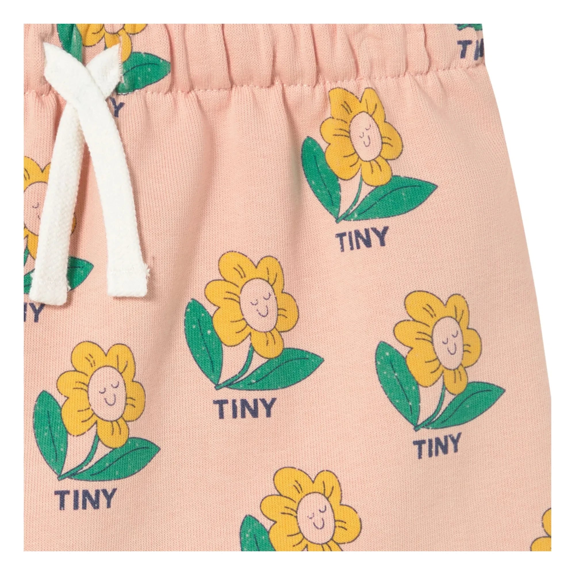 Tinycottons - Falda de algodón orgánico con estampado floral | Rosa