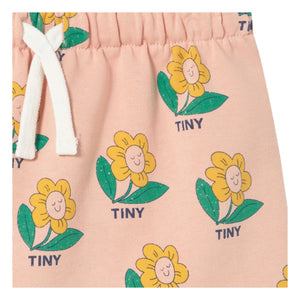Tinycottons - Falda de algodón orgánico con estampado floral | Rosa