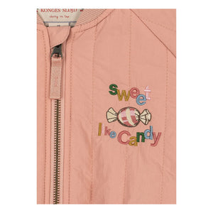 Konges Sløjd - Chaqueta Bomber Juno Sweet Candy | Rosa