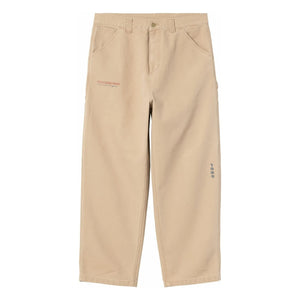 Carhartt WIP - Pantalones OG Single Knee Gráfico Dearborn de Algodón Orgánico | Beige