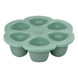 Béaba - Molde de silicona multisección - 6 x 150 ml | Salvia