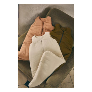 Poudre Organic - Saco de dormir para bebé de muselina de algodón doble | Rosa empolvado