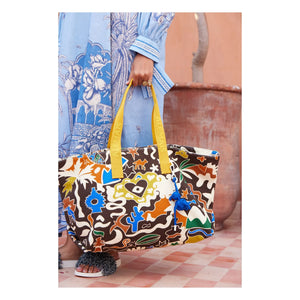 Alémais - Bolso de compras Morocco | Marrón