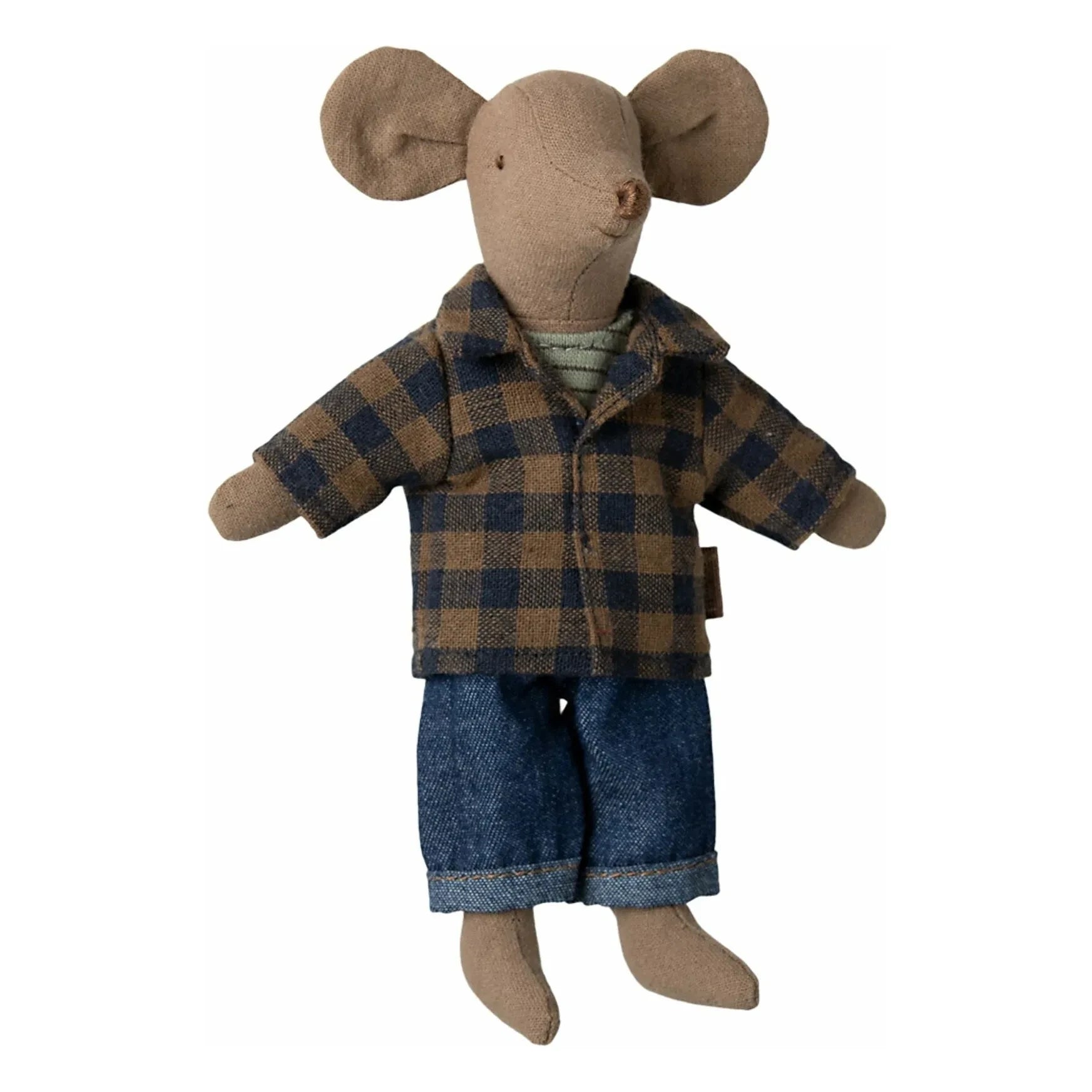 Maileg - Ratón Papá con Camisa de Cuadros
