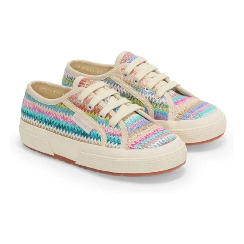 Superga - Zapatillas Deportivas con Cordones 2750 Raphia | Pastel