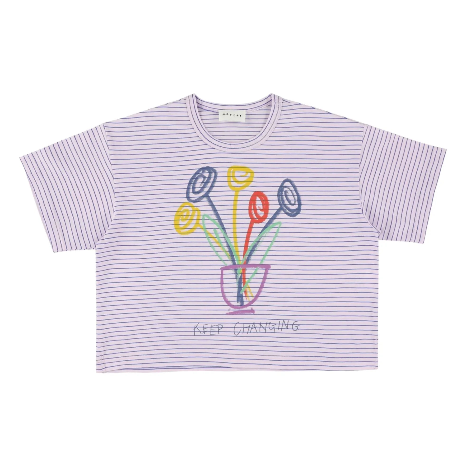 Morley - Camiseta de rayas Varsovia | Lila