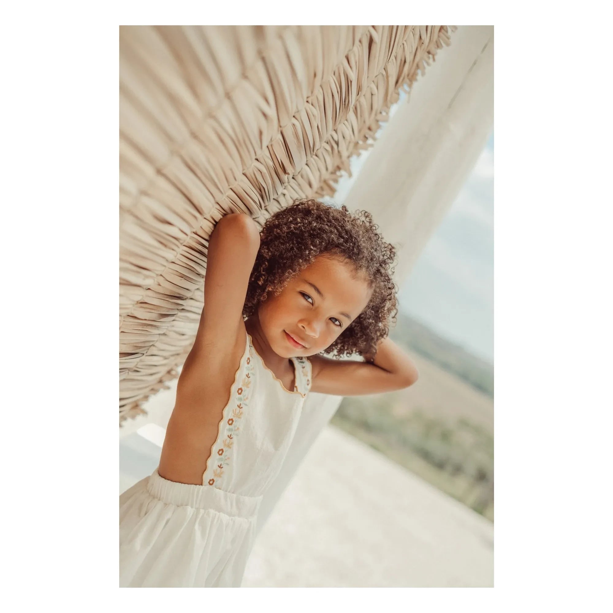 THE LiTTLE POETS - Vestido bordado Teresa | Crudo