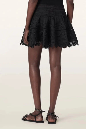 AllSaints Falda de algodón LILLITH
