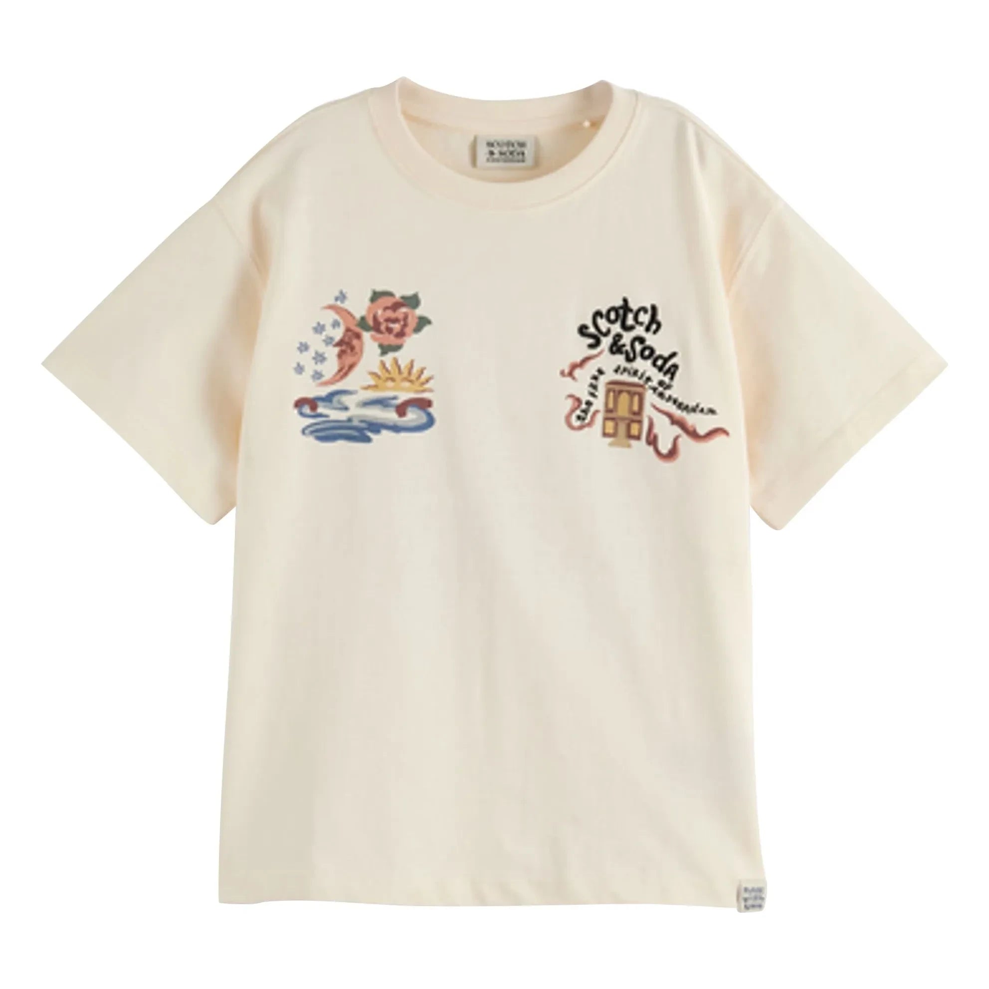 Scotch & Soda - Camiseta 40 Aniversario | Crudo