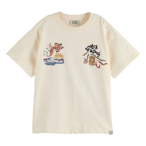Scotch & Soda - Camiseta 40 Aniversario | Crudo