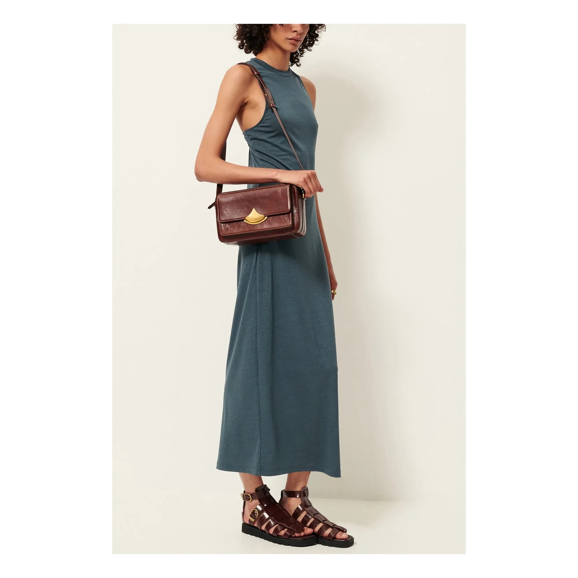 Sessùn - Vestido Danae | Azul grisáceo