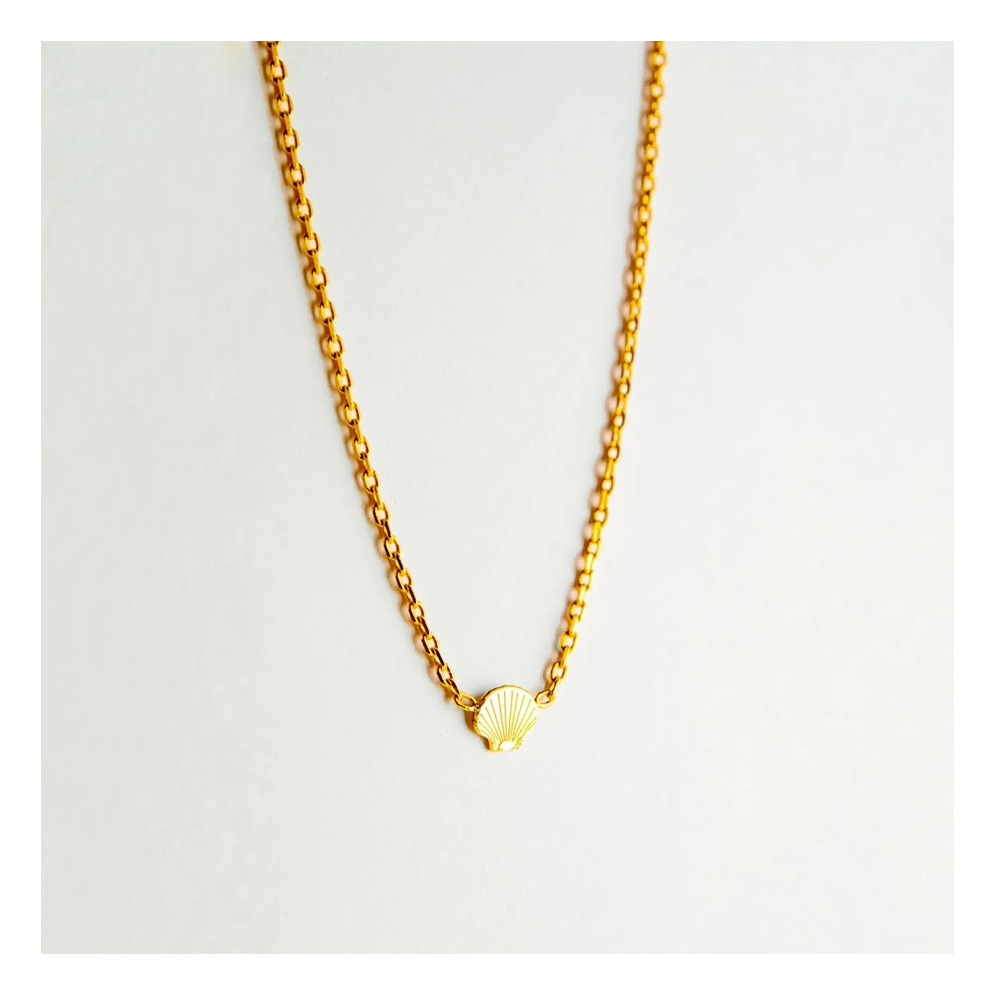 Adorabili - Collar con colgante de concha | Oro