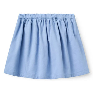 Copenhagen Colors - Falda española de algodón orgánico | Azul claro