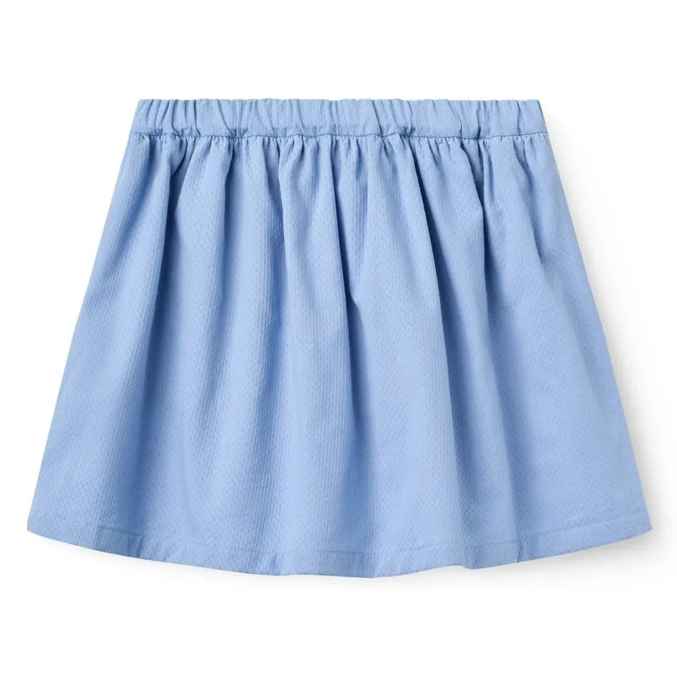 Copenhagen Colors - Falda española de algodón orgánico | Azul claro