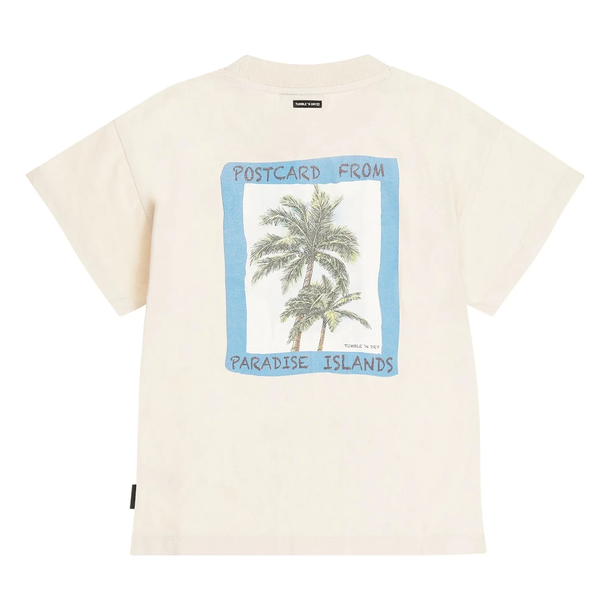 Tumble N'Dry - Camiseta Oversize Paradise Islands Algodón orgánico | Crudo