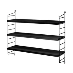 String Furniture - Estantería de pared - Negro | Negro