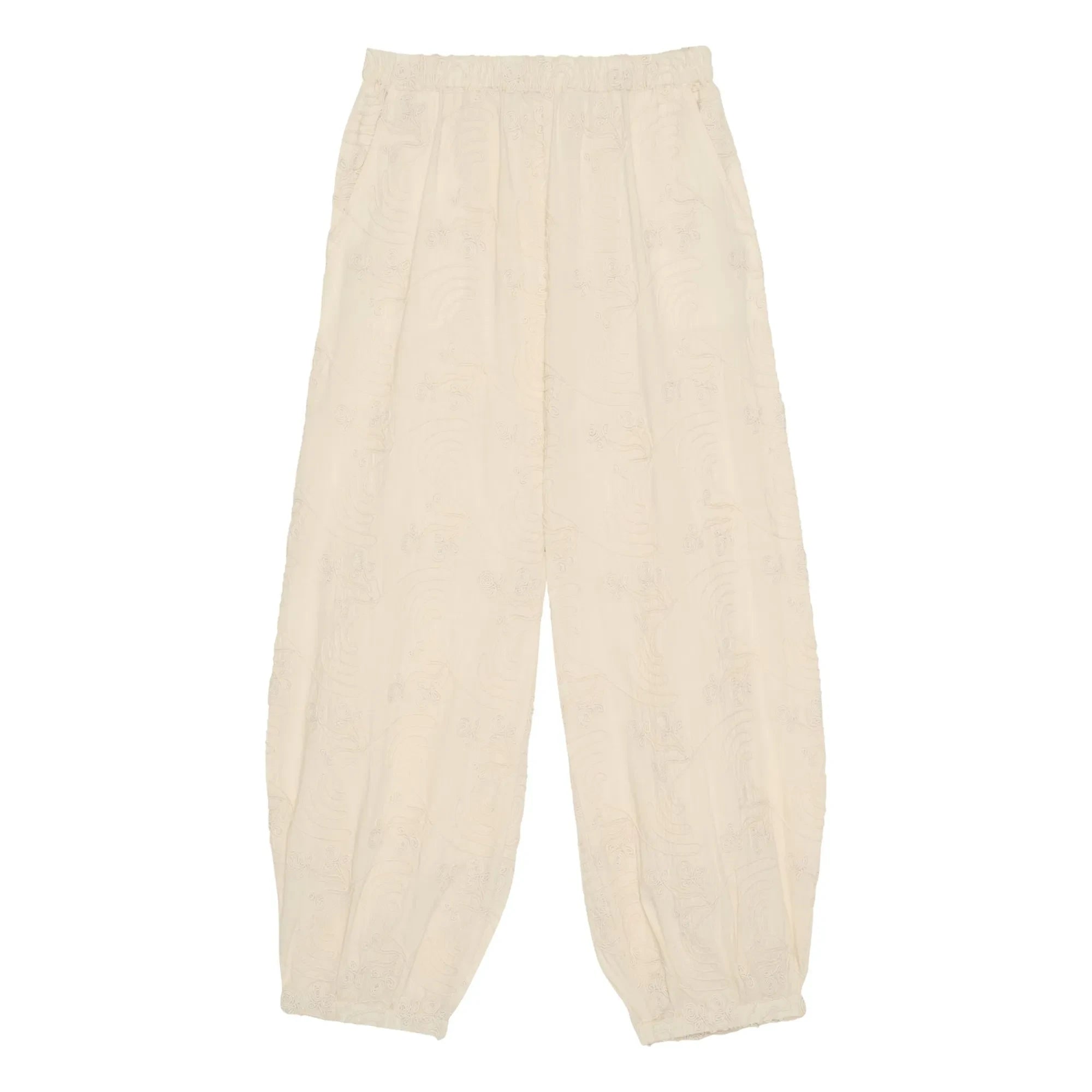 SISSEL EDELBO - Pantalones de algodón orgánico Iluna | Champaña