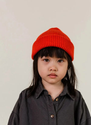 Hvid - Fonzie Gorra de Merino | Rojo