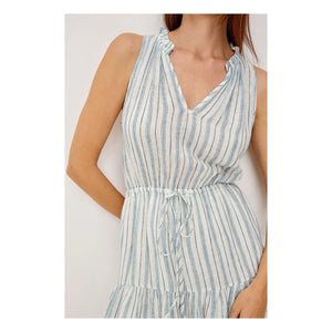 Rails - Vestido a rayas Cannes | Azul claro