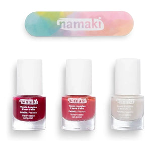 Namaki - Set de Esmaltes de Uñas Sorbetes Frutales - Set de 3 | Rosa
