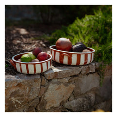 Denise - Plato de servicio Ellis | Terracota