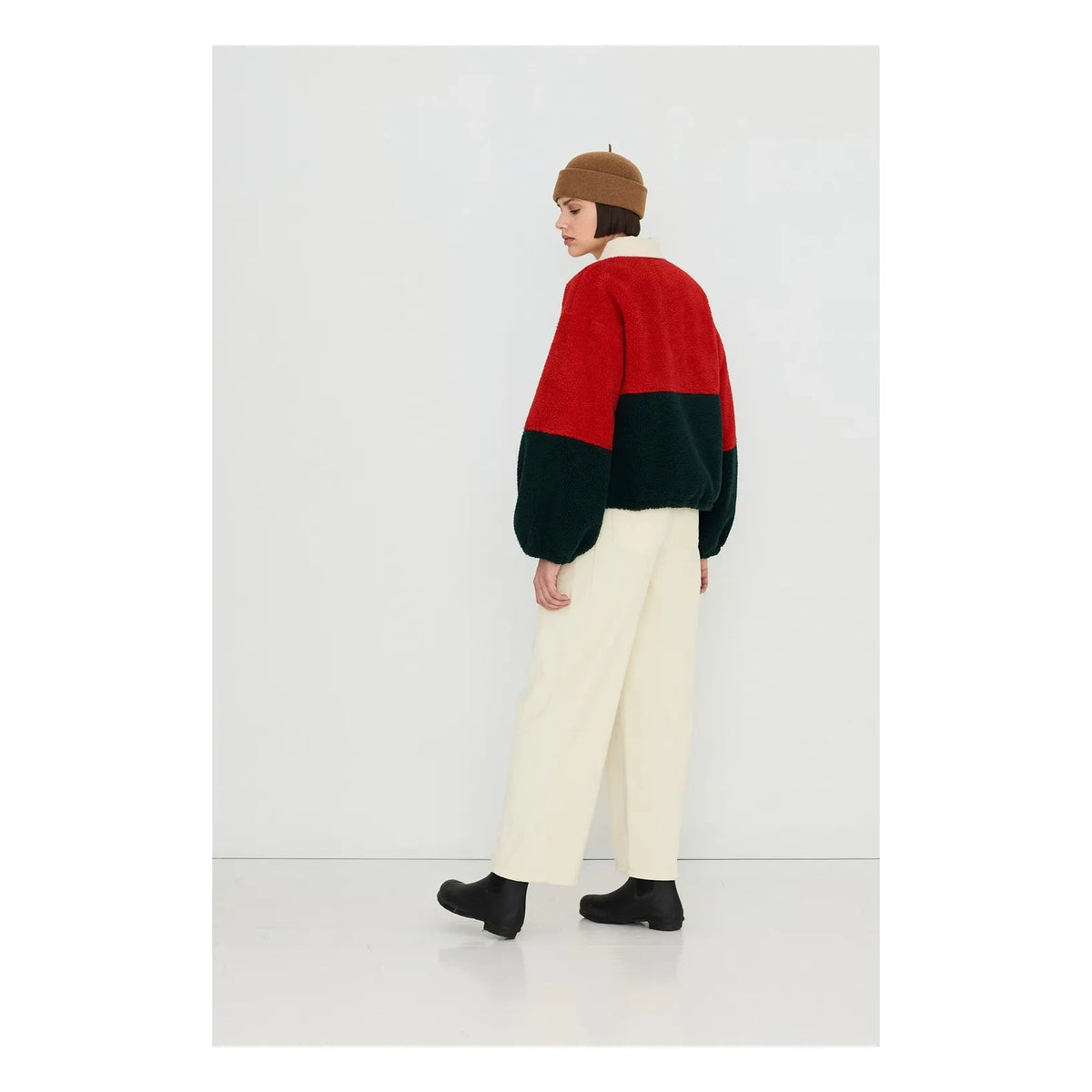 The Tiny Big Sister - Chaqueta Sherpa | Roja