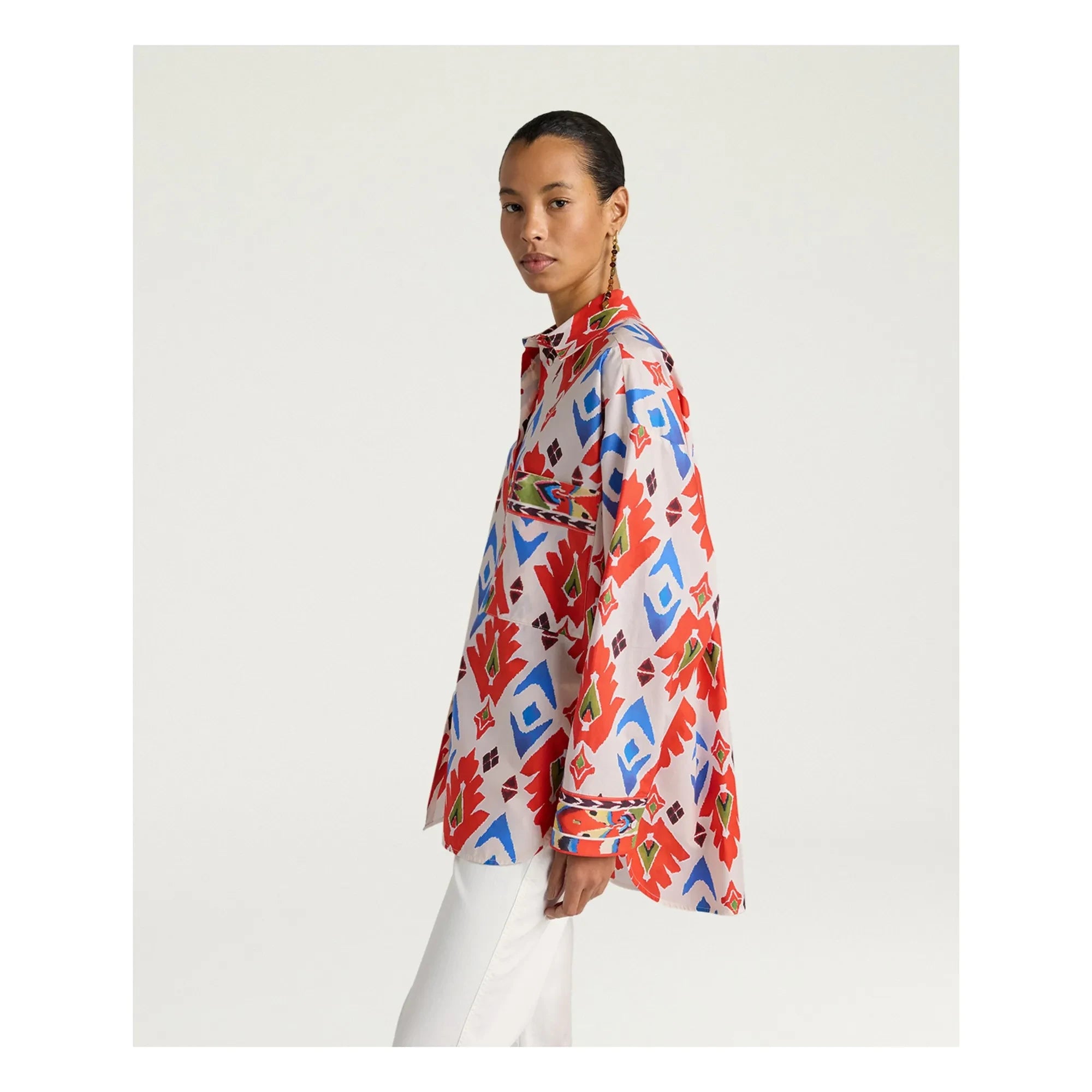 Momoni - Camisa de algodón Pamuk | Rojo
