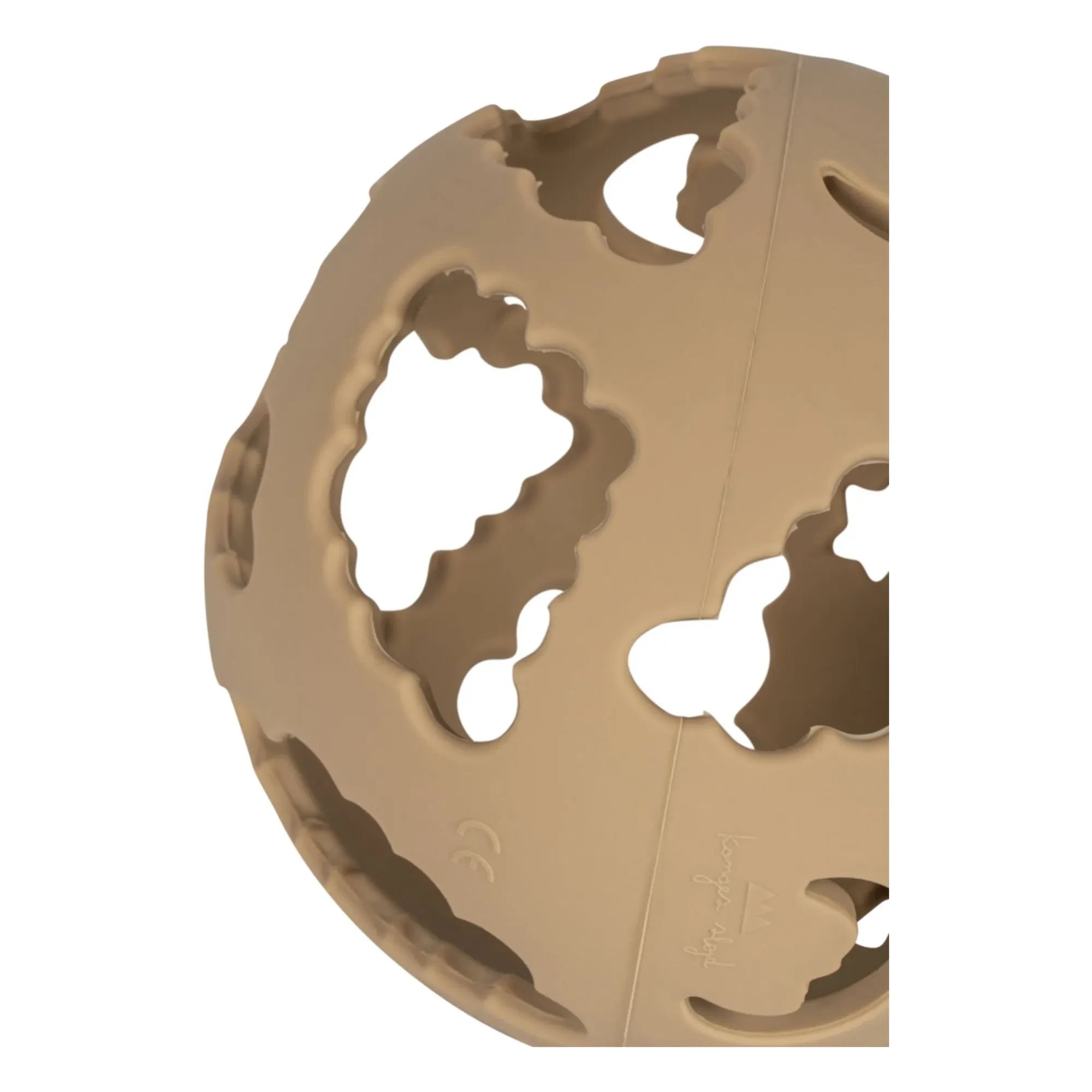 Konges Sløjd - Pelota de actividad de silicona | Beige