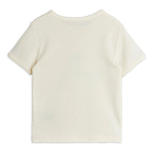 Mini Rodini - Camiseta de algodón orgánico Space Tour | Crudo