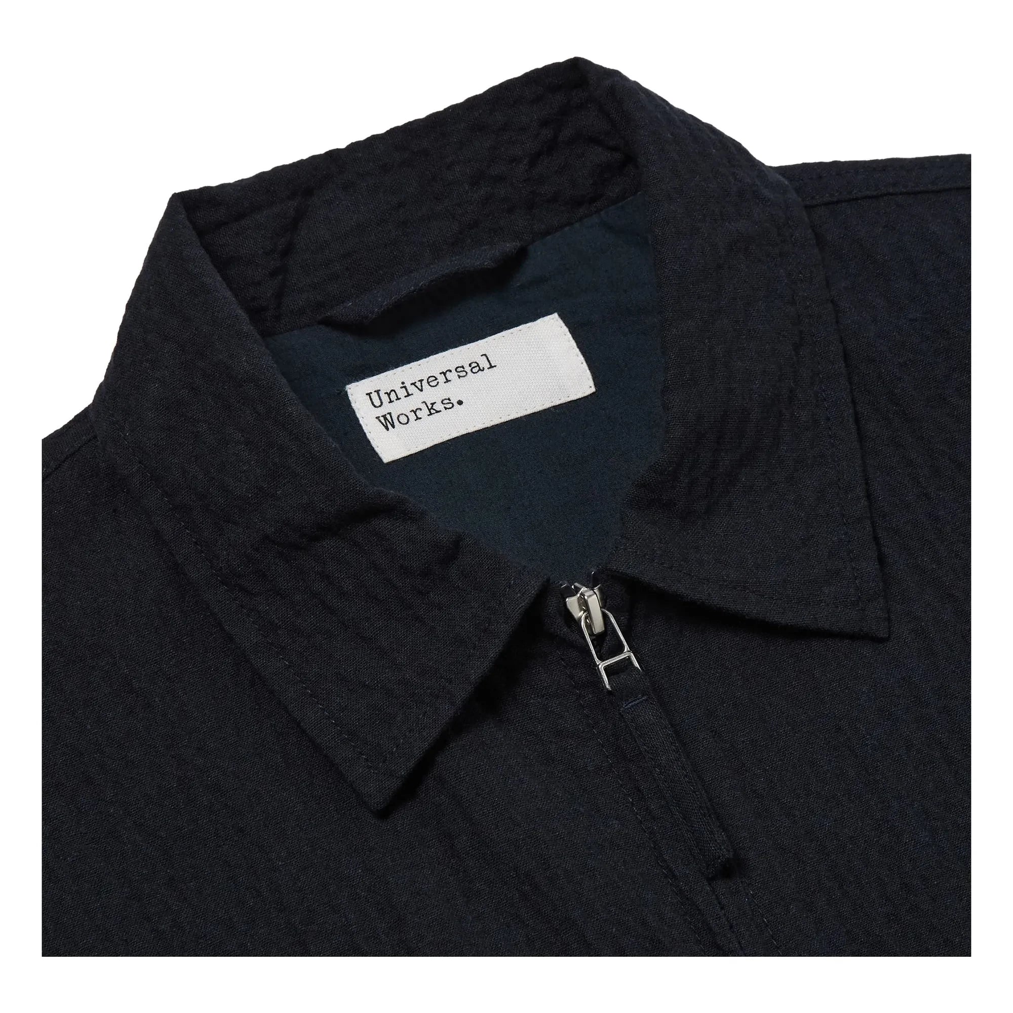 Universal Works - E130 Chaqueta de algodón reciclado Ospina | Azul marino
