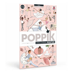 Poppik - Póster de pegatinas de baile