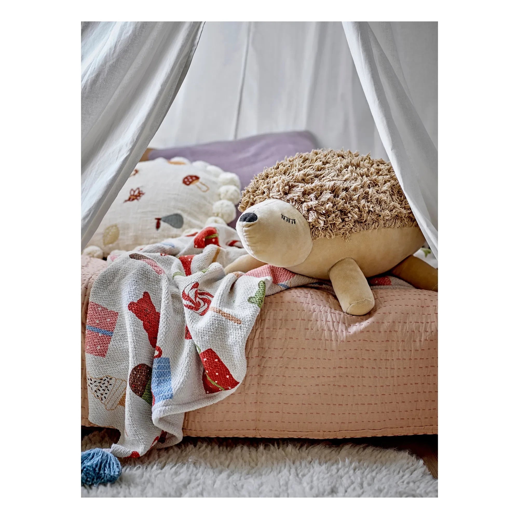 Bloomingville Mini - Cojín Agnes | Beige