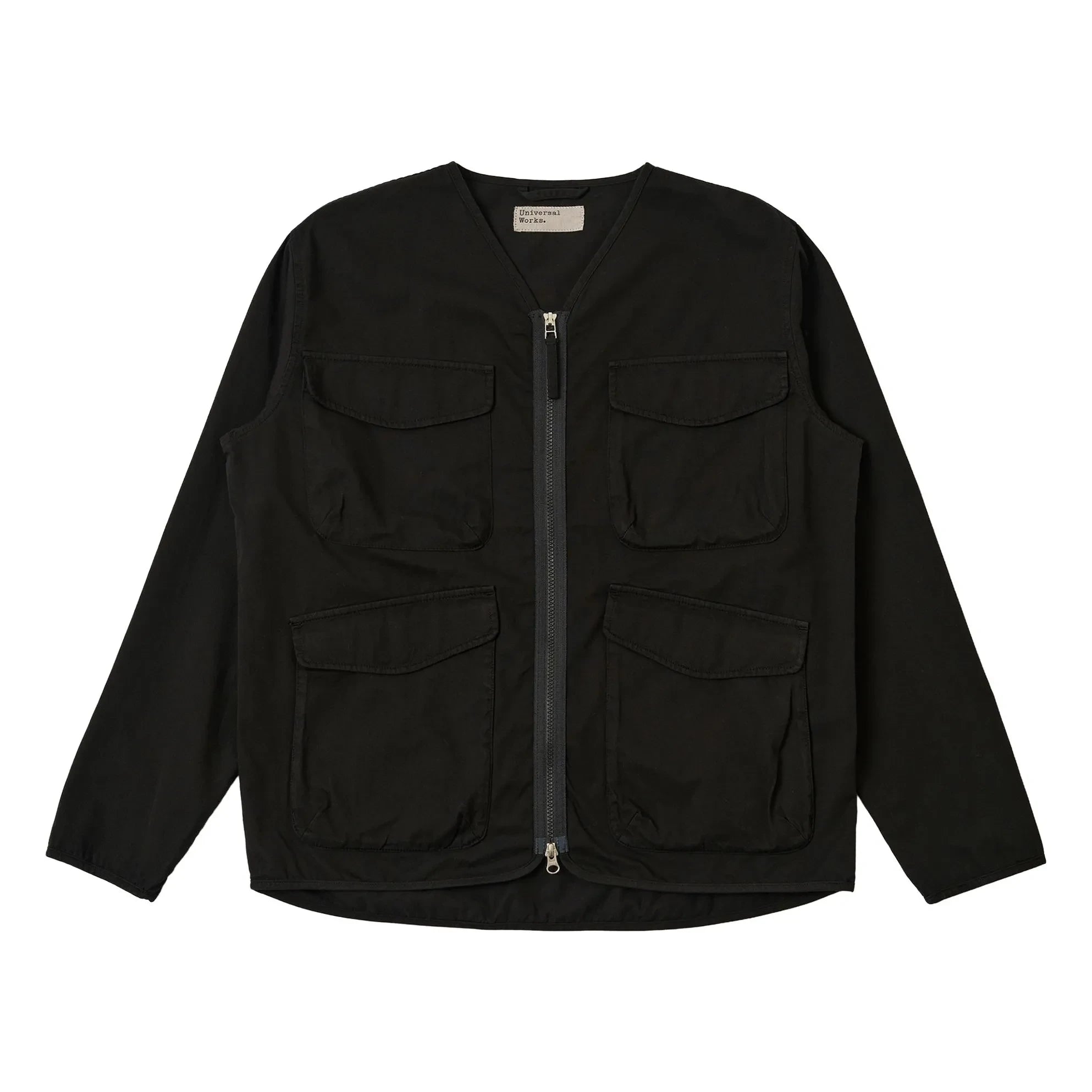 Universal Works - Chaqueta Glider de algodón | Negra