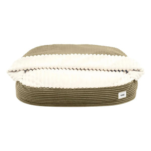 Cafide - Cama para perros con mecha de carne | Verde