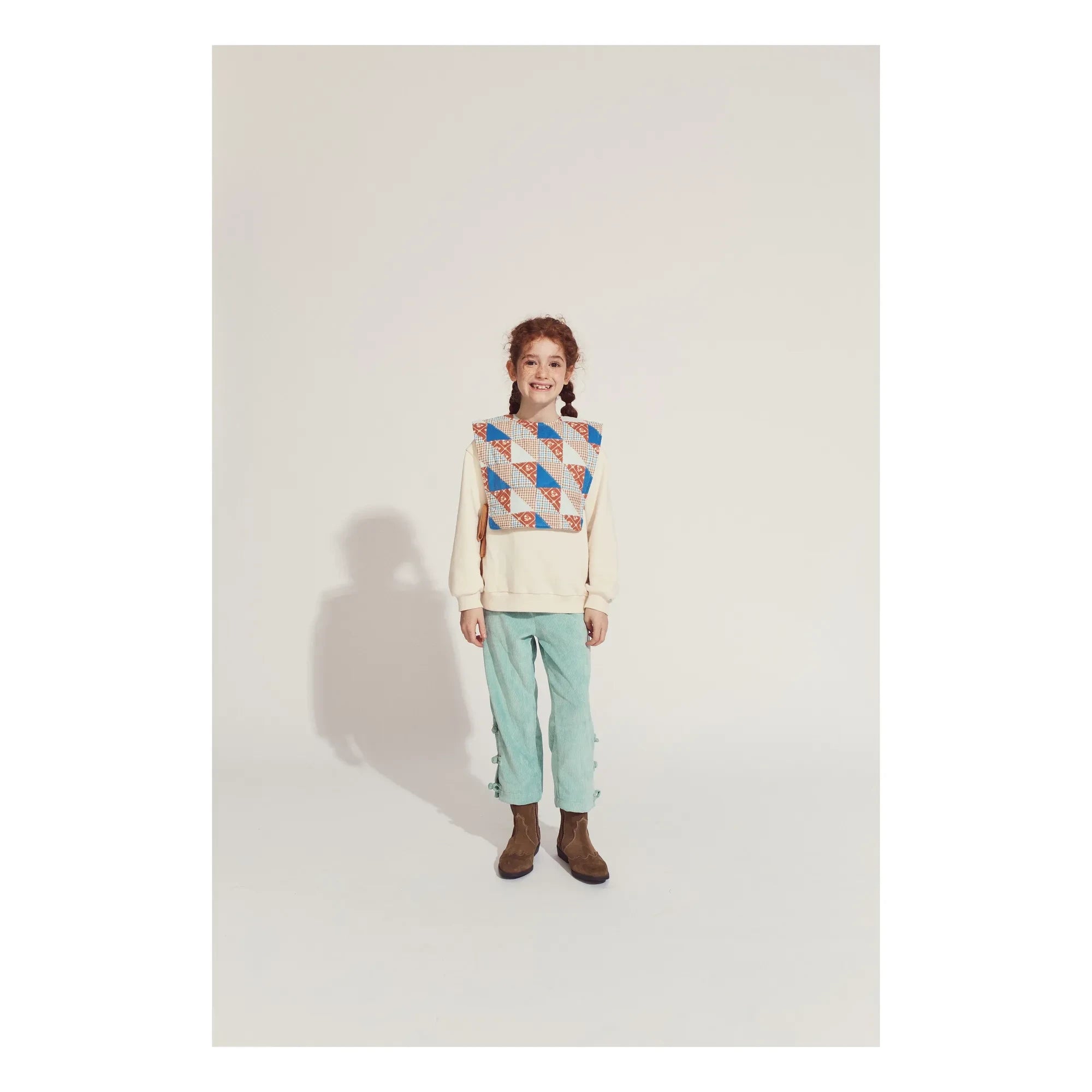 Gingersnaps - Pantalón con Volantes Arielle | Verde mar