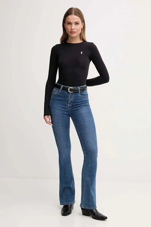 Body de algodón y elastano Polo Ralph Lauren para mujer