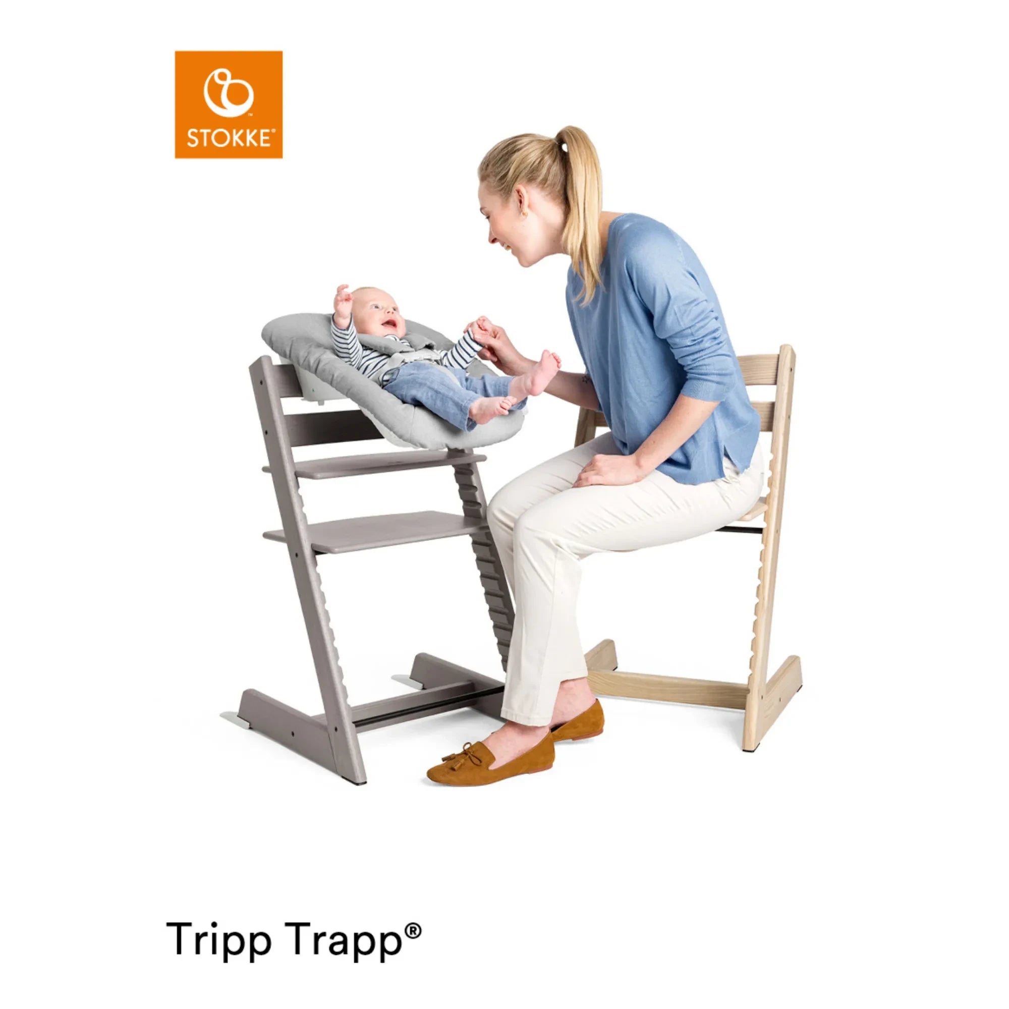 Stokke® - Tripp Trapp® Silla alta de madera de haya