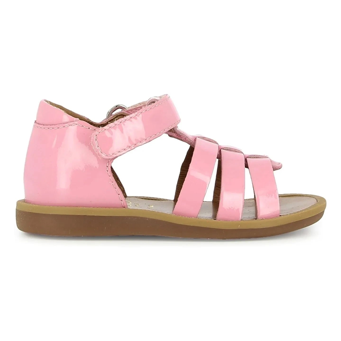 Pom d'Api - Sandalias de charol con pulsera Poppy | Rosa