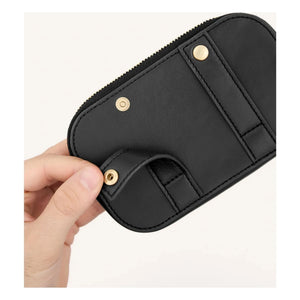 Cafide - Cartera vegana de piel | Negro