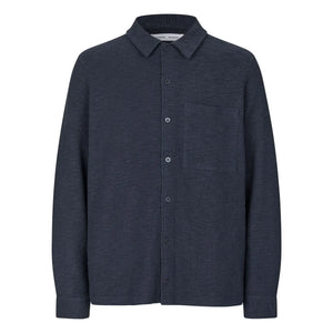 Samsoe Samsoe - Camisa de algodón Sakore | Azul Oscuro