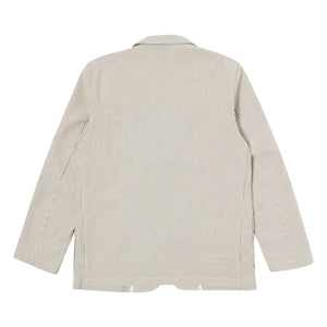 Universal Works - Chaqueta a rayas tipo Derby | Gris