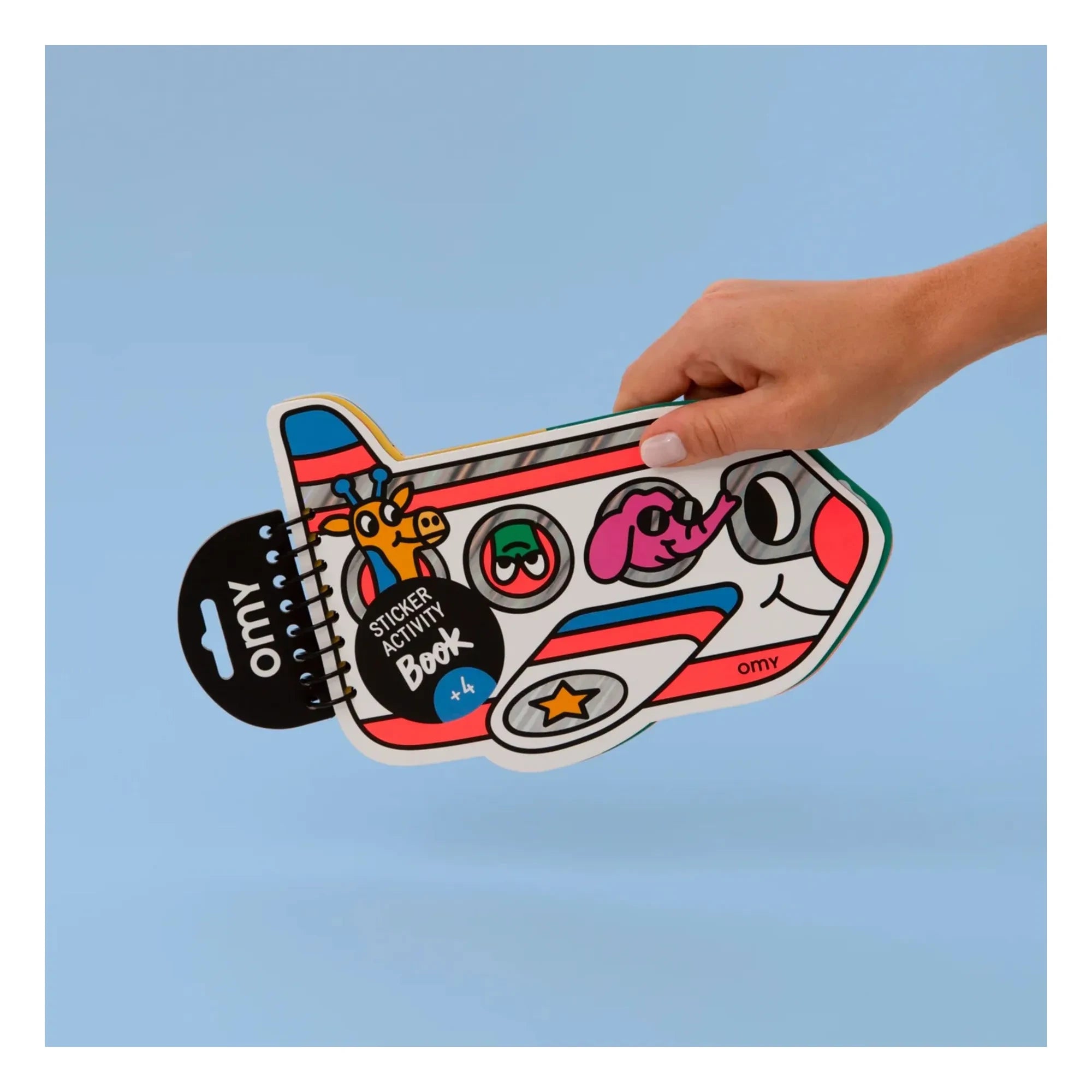 Omy - Libro de actividades con pegatinas Vroom
