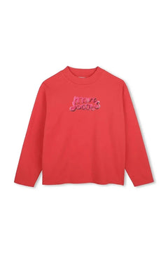 Blusa de algodón de manga larga para niños