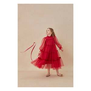 C'era Una Volta - Vestido de tul Valentina | Rojo