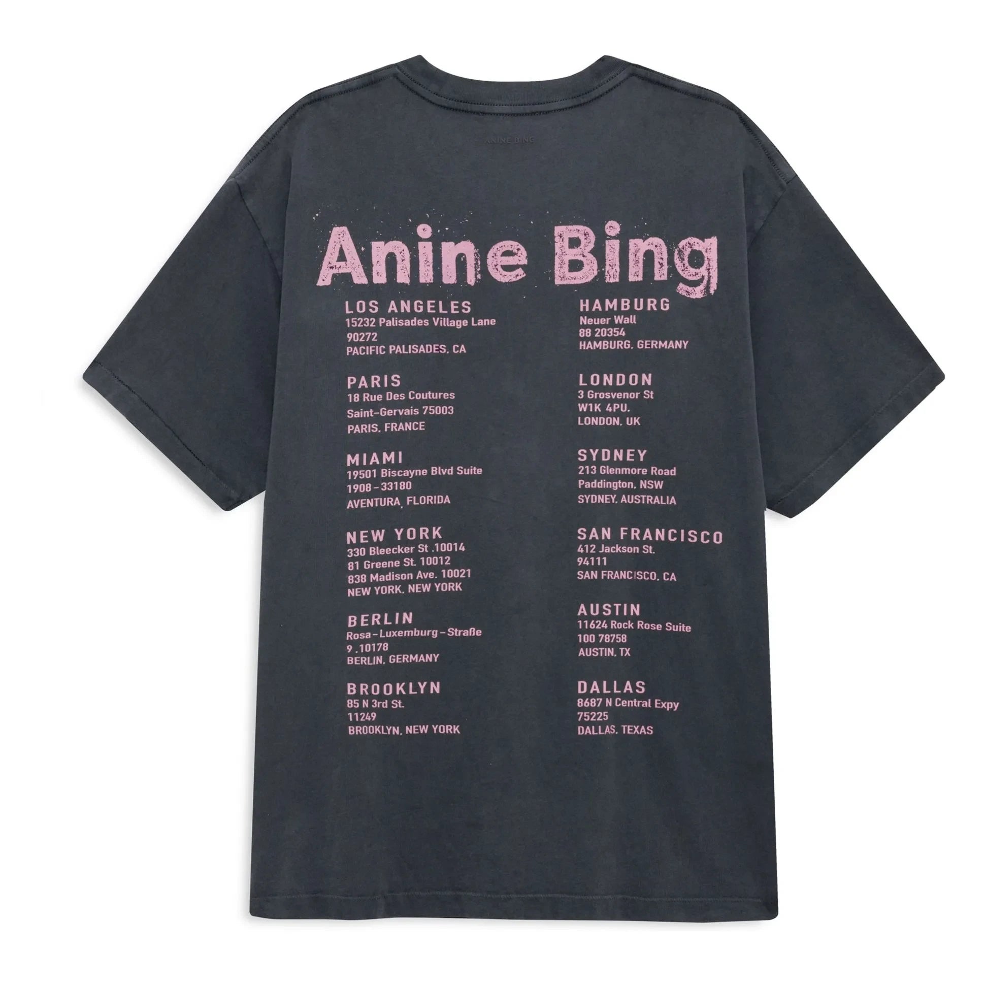 Anine Bing - Wagner Smiley Tişört | Gri