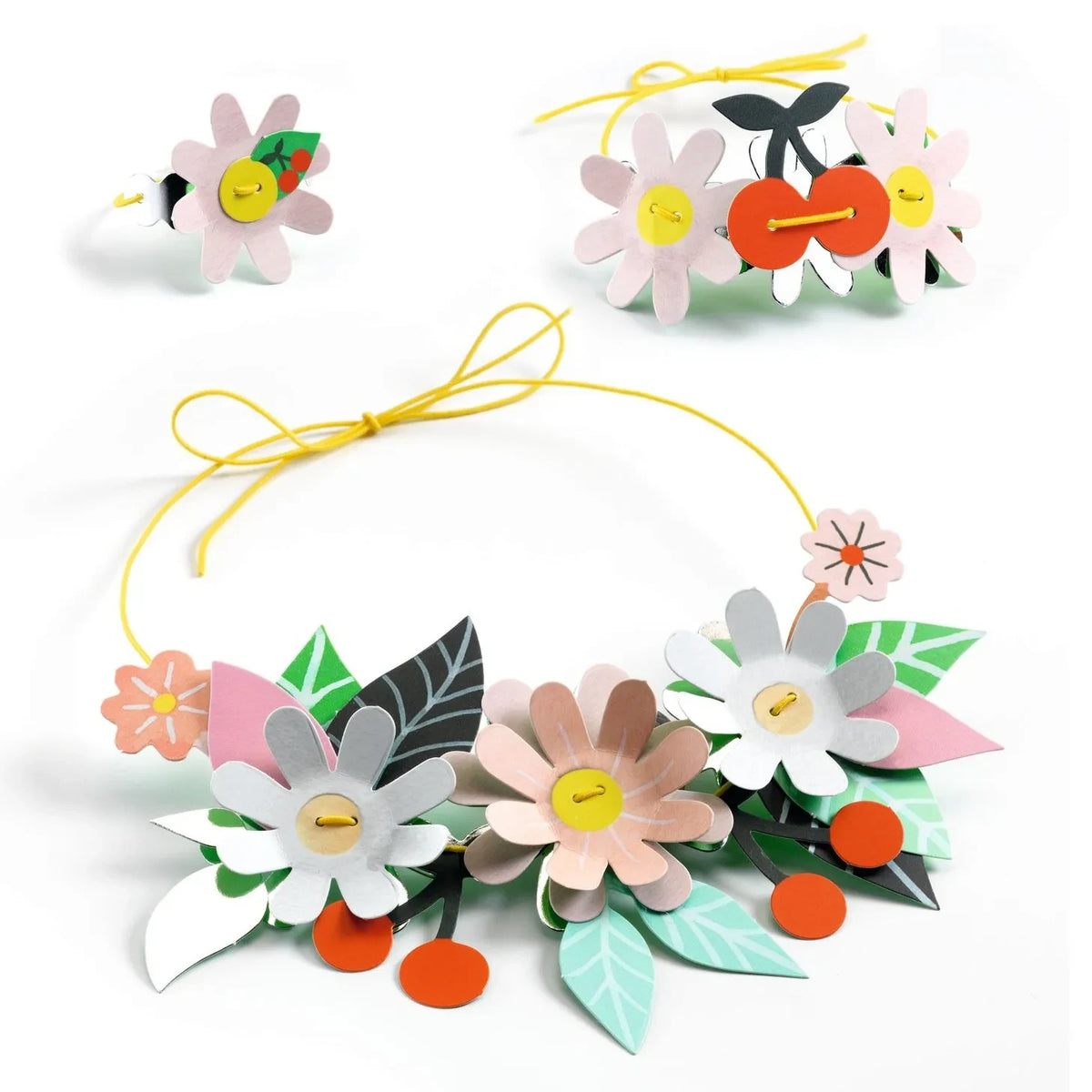Djeco - Kit DIY - Sets de Joyería de Colores "Gaité"