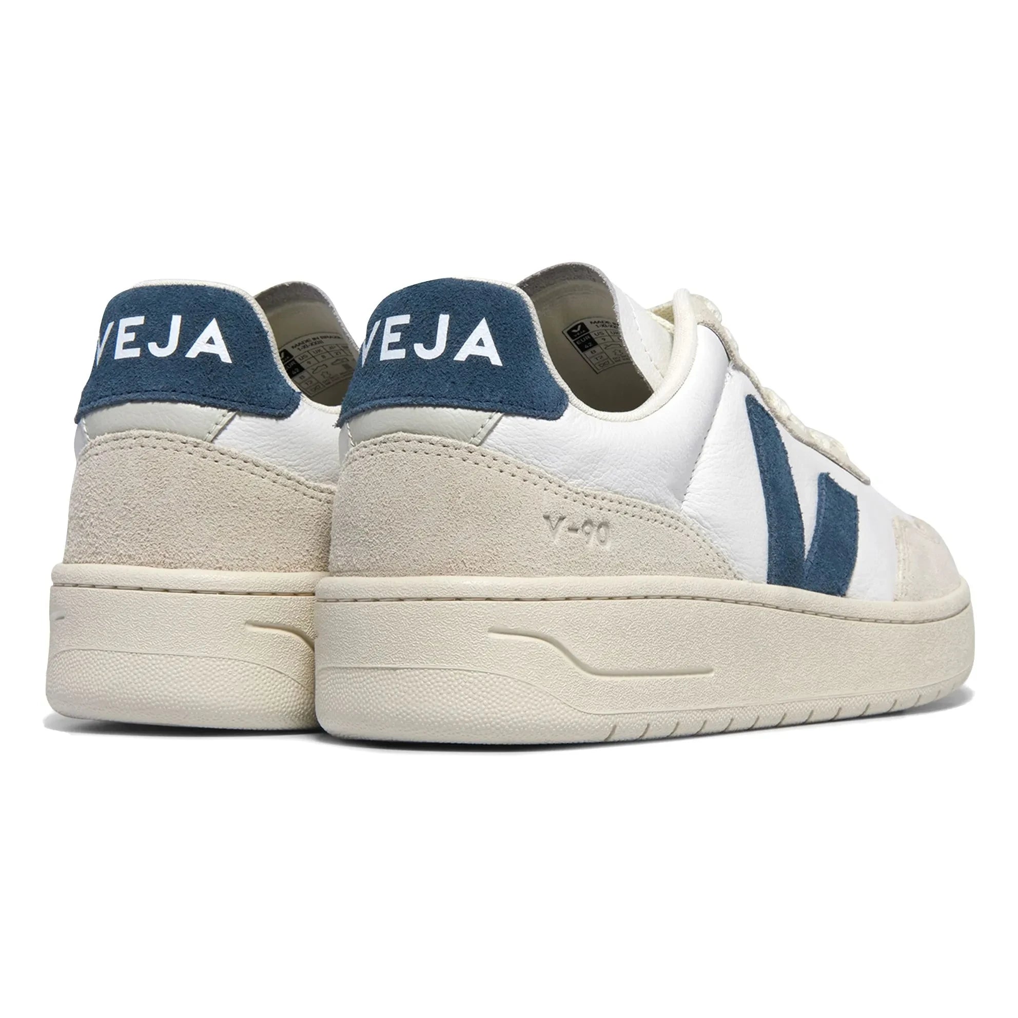 Veja - Zapatillas V-90 O.T. de Cuero | Azul